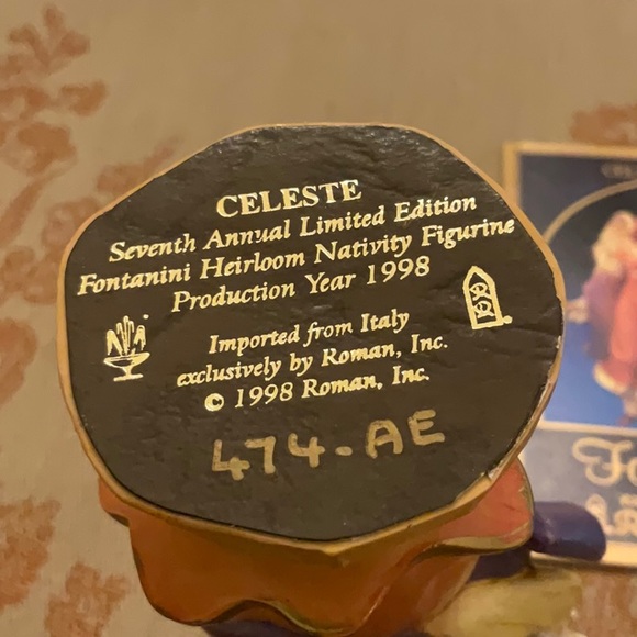 Fontanini Nativity Angel, Celeste.  Collectible piece to add to or alone. - Picture 5 of 5